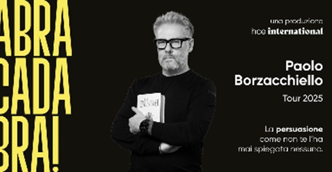 20/5/25 “Paolo Borzacchiello – Abracadabra!” al Teatro Brancaccio