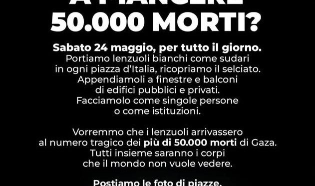 24/5/25 “L’ultimo giorno di Gaza” a Piazza Vittorio