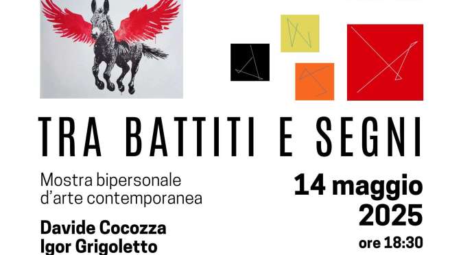 Dal 14/5 al 12/6/25 “Tra Battiti e Segni” Mostra bipersonale presso lo Studio di Architettura Anzuini & Edalatkhah