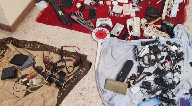 19/7/25 POLIZIA LOCALE,  OPERAZIONE LEGALITÀ ALL’ESQUILINO: 8 FERMATI E 7 DENUNCIATI PER RICETTAZIONE , RESISTENZA E CONTRAFFAZIONE. OLTRE UN MIGLIAIO DI PRODOTTI SEQUESTRATI 