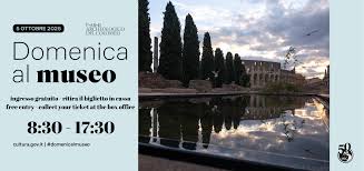 5 ottobre 2025 #Domenicalmuseo: musei gratis per tutti