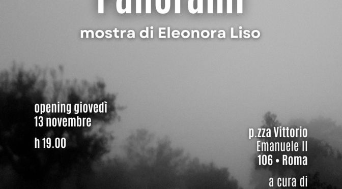 Dal 13 al 26/11/25 “Panorami” Mostra di Eleonora Liso al Gatsby Cafè