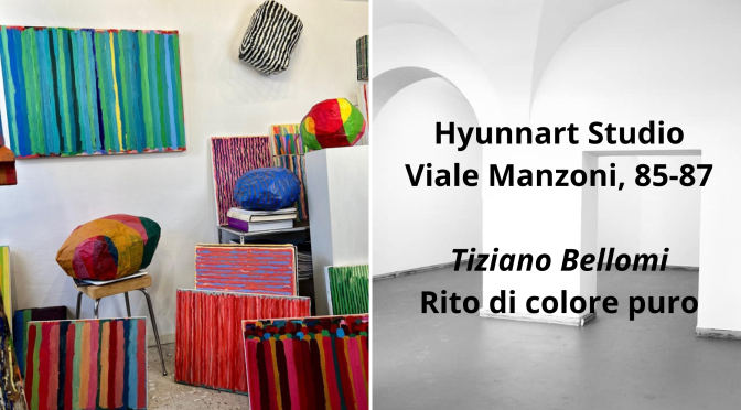 Dal 29/11/25 al 10/1/26 “Rito di colore puro” Mostra di Tiziano Bellomi allo Hyunnart Studio