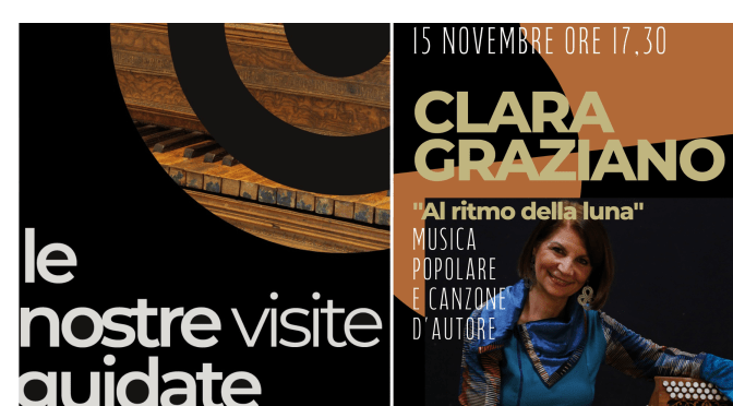 15/11/25 Festival Popolare Italiano – Clara Graziano “Al ritmo della luna” al Museo Nazionale degli strumenti musicali