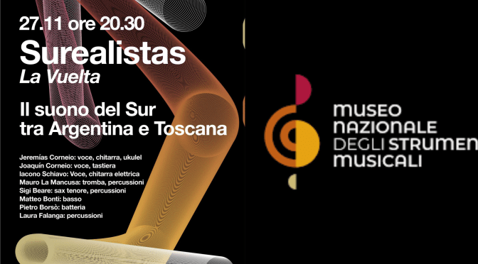 27/11/25 “Surealistas – La Vuelta” Concerto al Museo Nazionale degli Strumenti Musicali