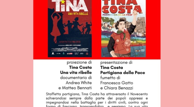14/12/25 Proiezione del docufilm ” Tina Costa, una vita ribelle” e Mercatino di Natale alla scuola Di Donato