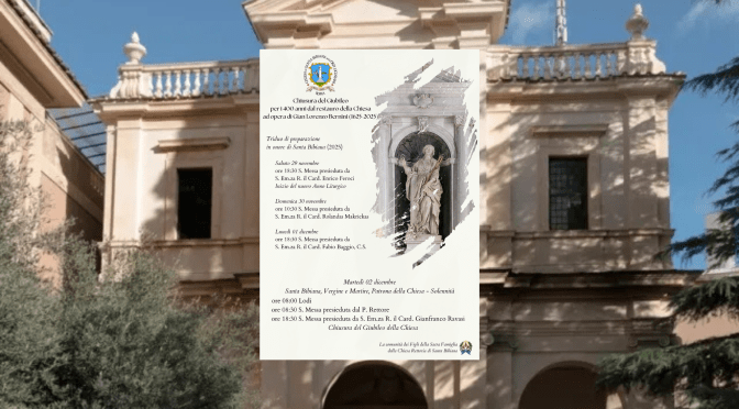 2/12/25 Festa di Santa Bibiana: purtroppo piove..