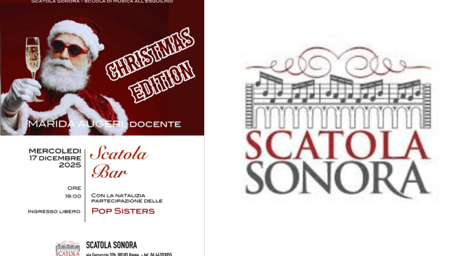 17/12/25 “Scatola Bar con le Pop Sisters” presso Scatola Sonora