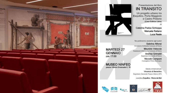 27/1/26 Presentazione del libro “In transito” al Museo Ninfeo