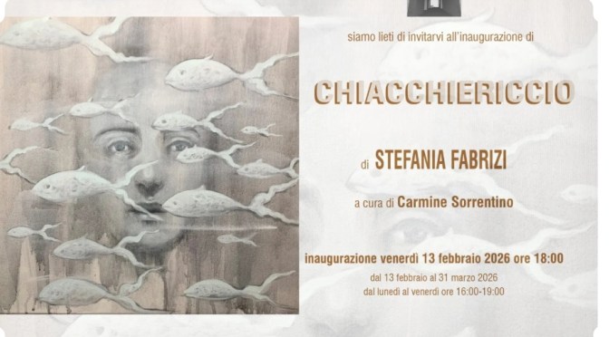 Dal 13/2 al 31/3/26 “Chiacchiericcio” Mostra di Stefania Fabrizi presso TraLeVolte APS
