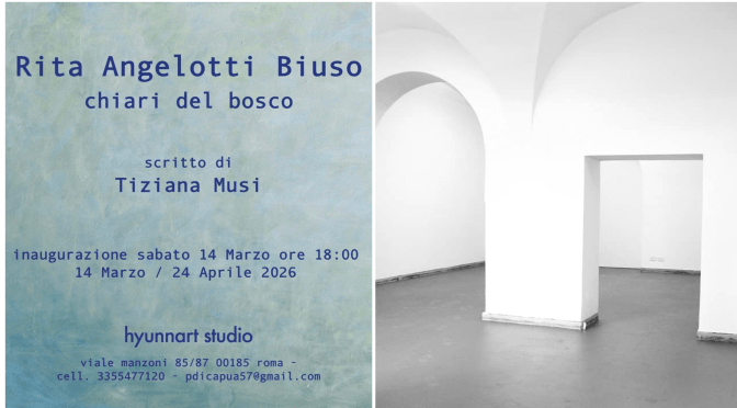 Dal 14/3 al 24/4/26 “Chiari del bosco” Mostra di Rita Angelotti Biuso allo Hyunnart Studio