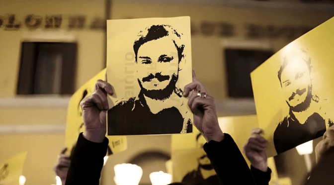 25/6/26 “Giulio Regeni: tutto il male del mondo” al Cinevillage Piazza Vittorio