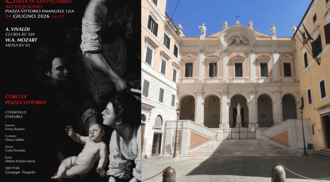 24/6/26 Concerto del Coro di Piazza Vittorio presso la chiesa di Sant’Eusebio