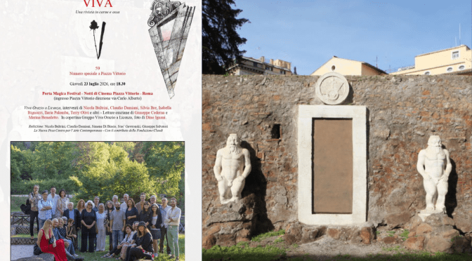 23/7/26 “Viva. Una rivista in carne e ossa” Presentazione del 59 al CineVillage Piazza Vittorio