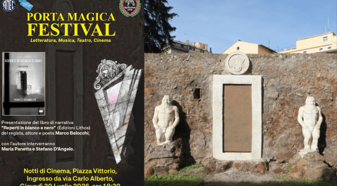 30/7/26 Presentazione del libro “Reperti in bianco e nero” al CineVillage Piazza Vittorio