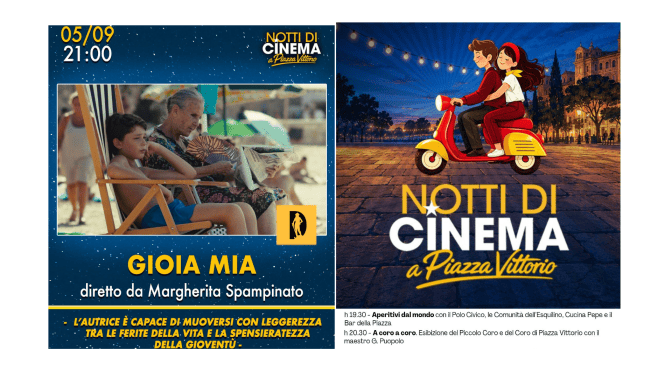 5/9/26  “Gioia mia”  al CineVillage Piazza Vittorio