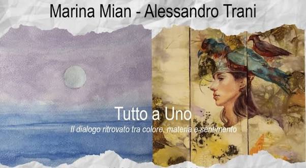 Dal 18 al 24/9/26 “Tutto a Uno” Mostra bipersonale di Marina Milan e Alessandro Trani al Medina Art Gallery
