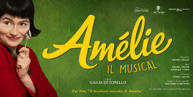 Dal 22 al 25/10/26 “Amélie – Il Musical” al Teatro Brancaccio